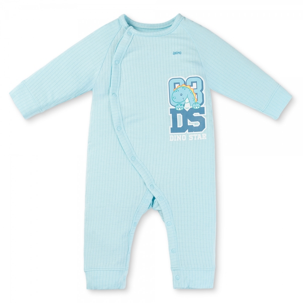 Set 2 bodysuit rayon chống muỗi dài Animo VD0825030 (0-12M,Lá-xanh,TT06)