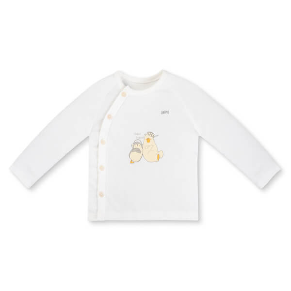 Bộ modal kháng khuẩn dài Animo HR VD0825082 (0-6M,Trắng,NN06)