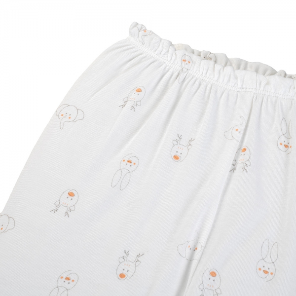 Bộ modal kháng khuẩn dài Animo HR VD0825081 (0-6M,Xám-trắng,NN06)