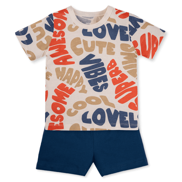 Bộ bé trai áo tay ngắn quần ngắn Animo easy (1-4Y) HN0925037