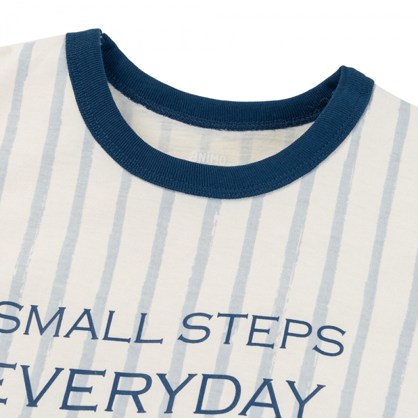 Bộ bé trai ngắn Animo Easy HN0925033 (1-4Y,Kem-dương,NN07)