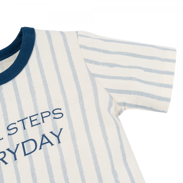 Bộ bé trai ngắn Animo Easy HN0925033 (1-4Y,Kem-dương,NN07)