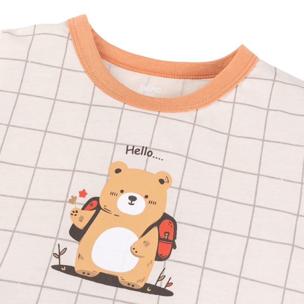 Bộ bé trai áo tay ngắn quần ngắn Animo easy (1-4Y) HN0725020