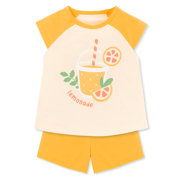 Bộ bé gái áo tay ngắn quần ngắn Animo easy (1-4Y) TX0825063