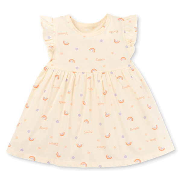 Đầm bé gái tay cánh tiên Animo easy (1-4Y) LU0725038