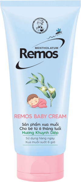 Kem chống muỗi Remos Baby 70g - Hương khuynh diệp