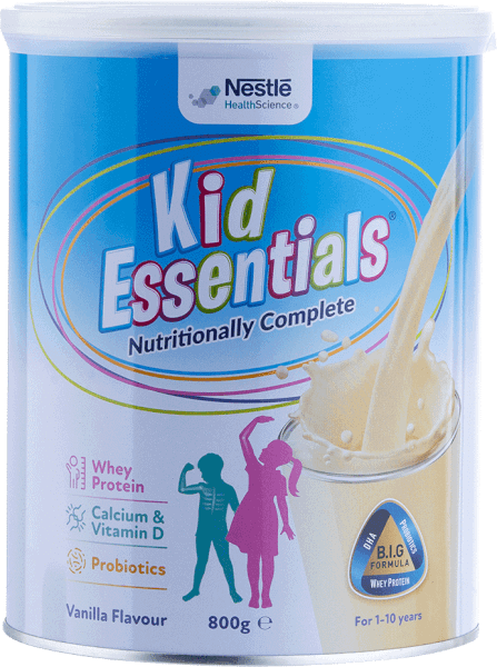 Thực phẩm dinh dưỡng y học Nestle Kid Essentials Nutritionally Complete 800g (1-10 tuổi)
