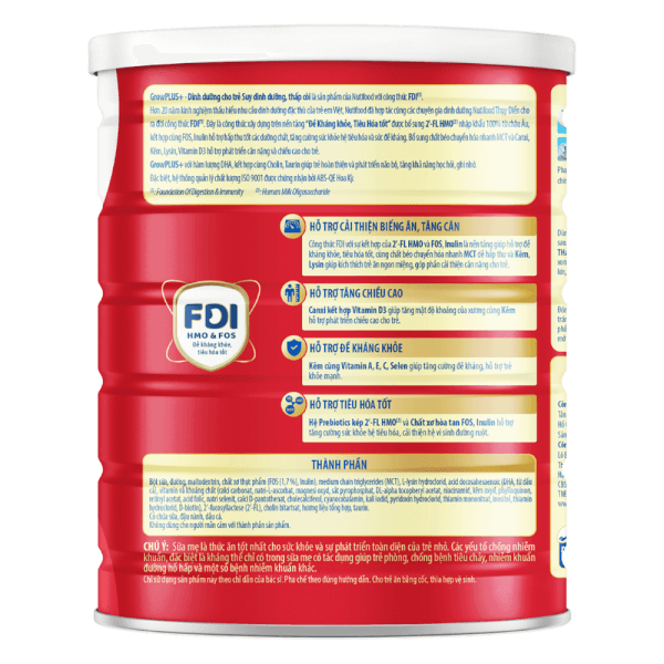 Combo 5 Sữa GrowPlus+ Đỏ 1,5kg (từ 1 tuổi)