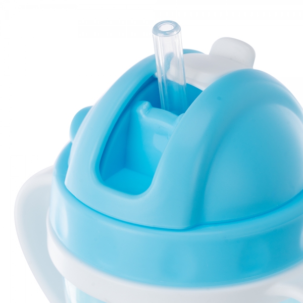 Bình tập uống cách nhiệt Animo (240ml, xanh, tay cầm, RK-3431A)