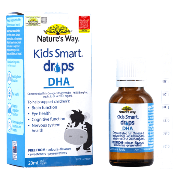 Thực phẩm bảo vệ sức khỏe Kids Smart Drops  DHA