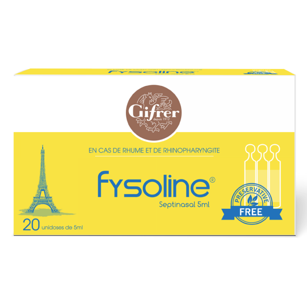 Dung dịch vệ sinh mũi cho người cảm lạnh và viêm mũi Fysoline(20 ống/ hộp)(New)
