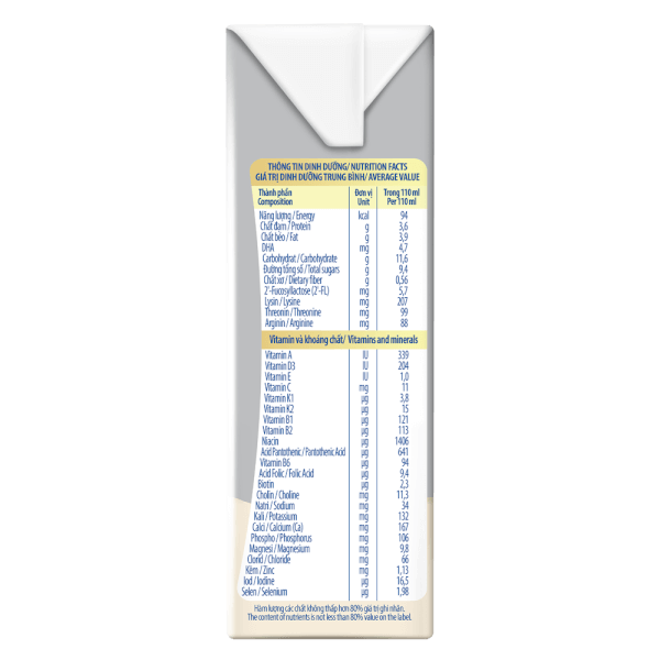 Thùng Sữa bột pha sẵn GrowPLUS+ vị chuối 110ml (lốc 4 hộp) (Trên 1 tuổi)