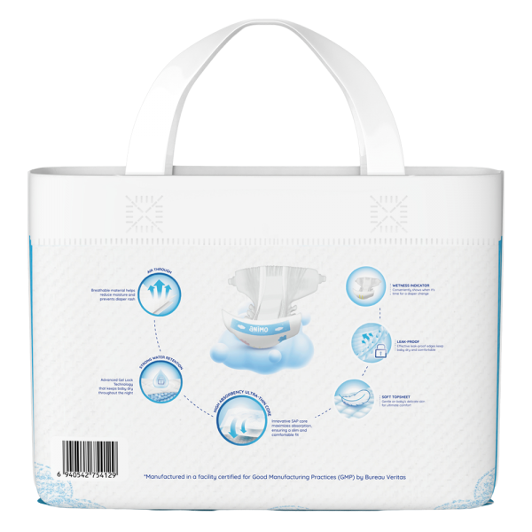 Tã dán Animo Siêu Mềm Thoáng (XS, 38 miếng)