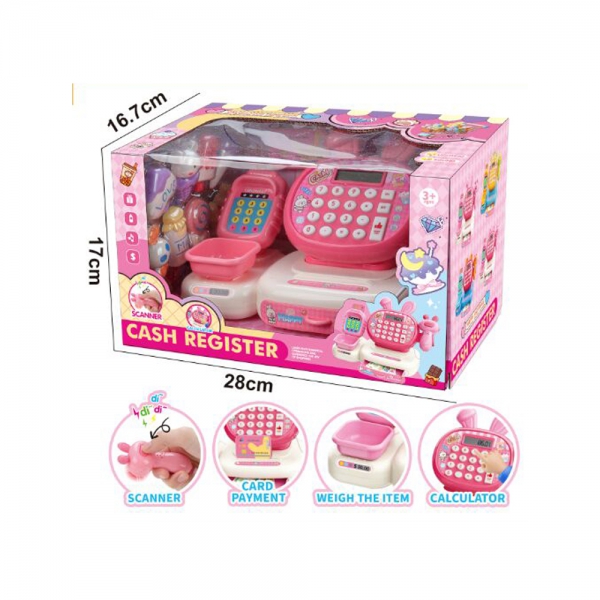 Bộ nhập vai máy tính tiền hình thỏ thông minh RFD645756 C505 (Hồng)