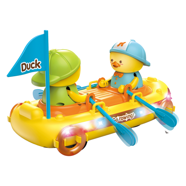 Đồ chơi gia đình vịt chèo thuyền và phát nhạc RFD642578 C505 (Vàng)