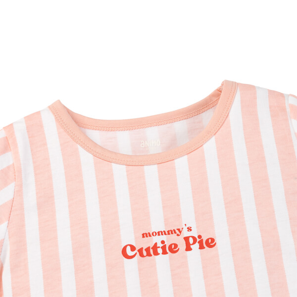 Bộ bé gái ngắn Animo Easy TX0825071 (1Y,Trắng-hồng,TT07)