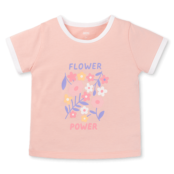 Áo bé gái tay ngắn Animo easy (1-4Y) TX0825074