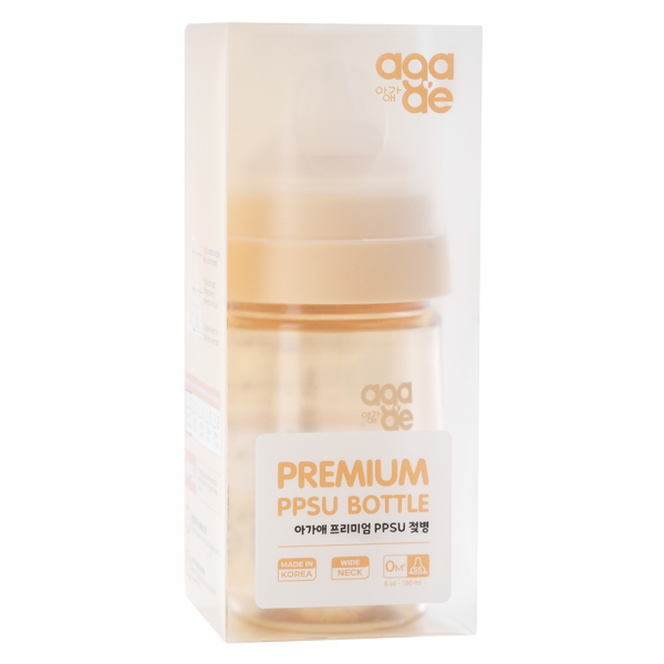 Bình sữa PPSU Aga-ae 180ml (Vàng)