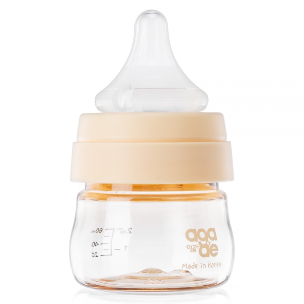 Bình sữa PPSU Aga-ae 60ml (Vàng)