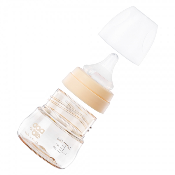 Bình sữa PPSU Aga-ae 60ml (Vàng)