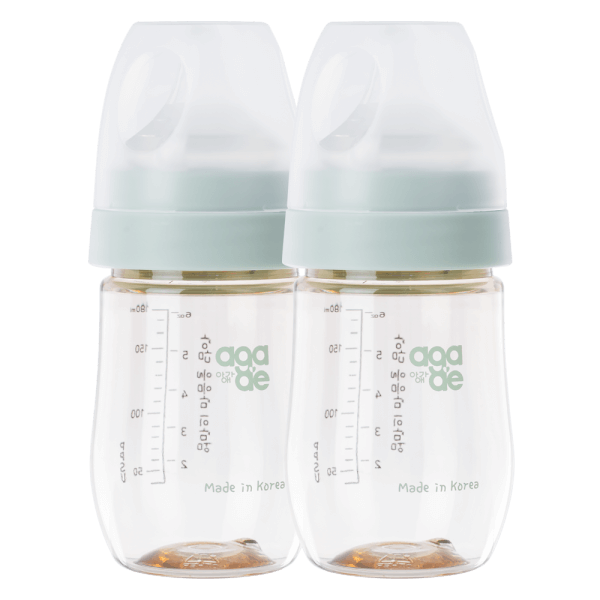 Combo 2 bình sữa PPSU Aga-ae 180ml (Xanh)