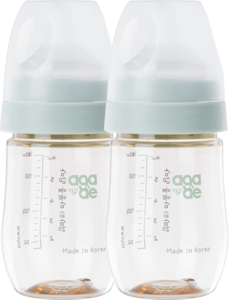 Combo 2 bình sữa PPSU Aga-ae 180ml (Xanh)