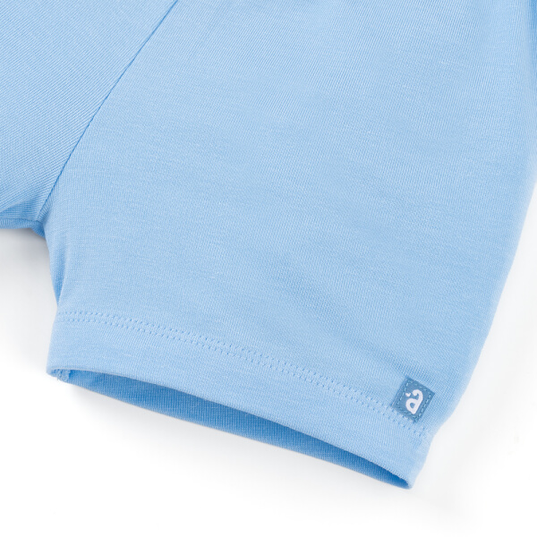 Set 2 Bộ kháng khuẩn Modal ngắn Animo VD0725005 (0-24M, màu Xanh biển - trắng, TT06)