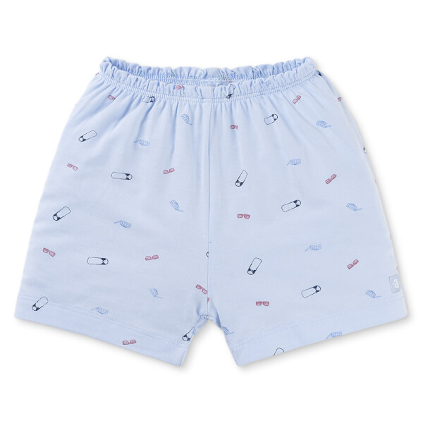 Set 2 Bộ kháng khuẩn Modal ngắn Animo BMC0925001 (0-24M, màu Xanh dương - Xanh biển, DD06)