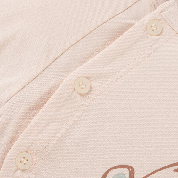 Set 2 Bộ kháng khuẩn Modal dài Animo BMC0925003 (0-24M, màu Be - Trắng, NN06)