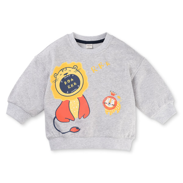 Bộ đông bé trai dài Animo ST0825011 (1-4Y, màu Xám-Navy, TT02)