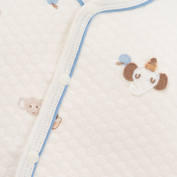 Áo ghile đông Animo MN0925016-M9535 (0-12M, màu Xanh)