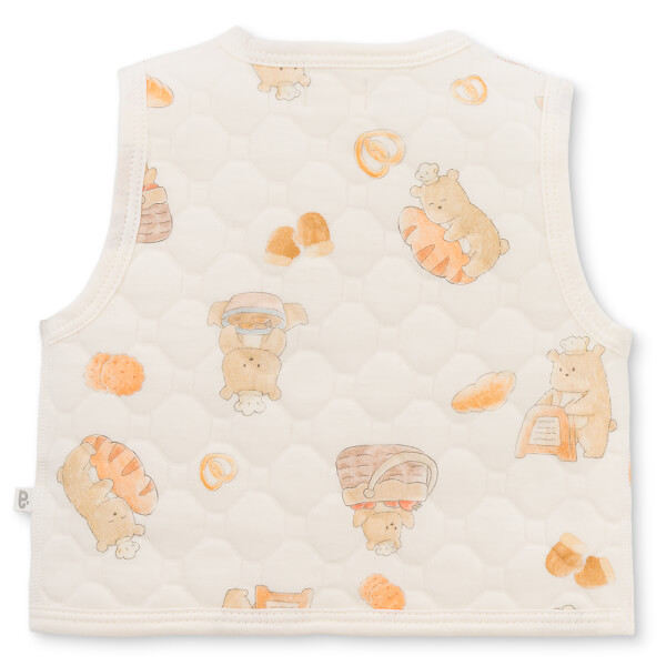 Áo ghile đông Animo MN0925015-M9534 (0-12M, màu Trắng)