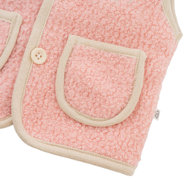 Áo ghile đông Animo MN0925014-M9536 (0-12M, Hồng)