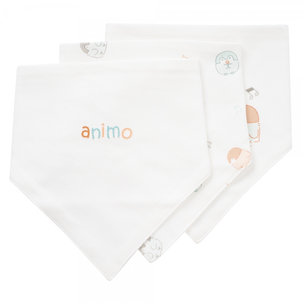 Set 3 yếm sơ sinh Animo MN0925013-M9272 (NB,nhiều màu)