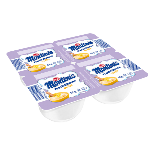 Phô mai tươi Montinis vị Vani 220gr (4*55gr)