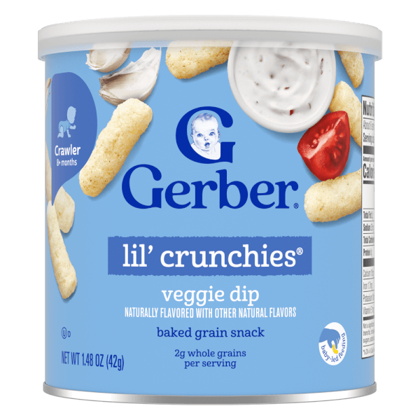 Thực phẩm bổ sung bánh ăn dặm Gerber Lil