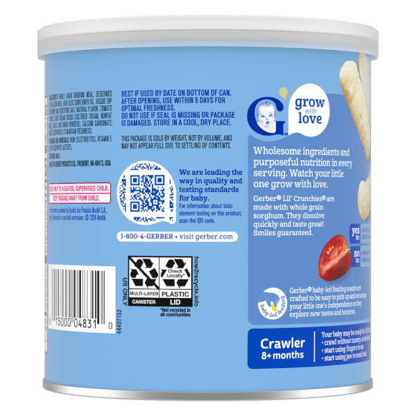 Thực phẩm bổ sung bánh ăn dặm Gerber Lil