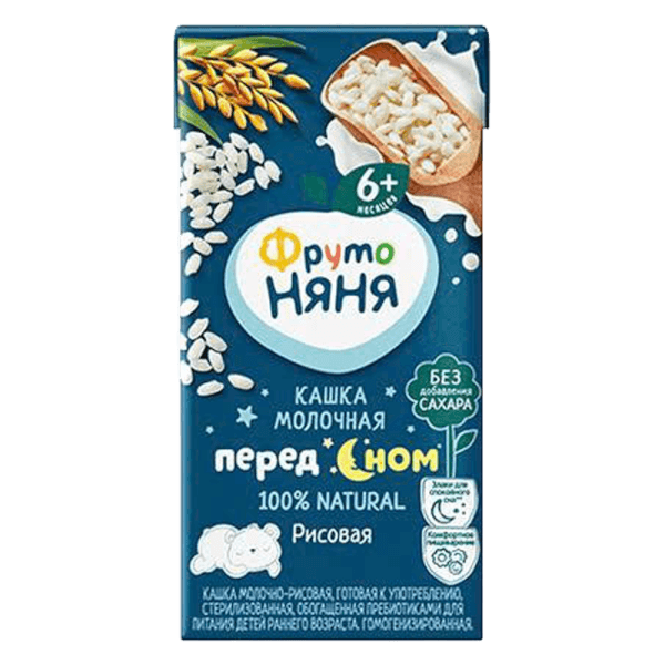 Sữa đêm gạo sữa Fruto Nyanya (200ml)