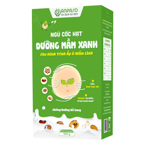 Ngũ cốc hạt Dưỡng mầm xanh Anpaso 500g