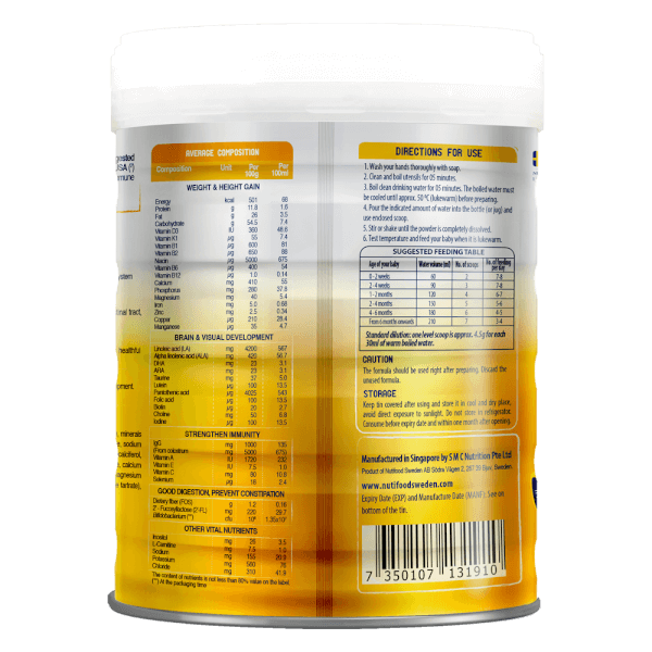 Sữa GrowPLUS+ Sữa non Vàng 800g (0-12 tháng)