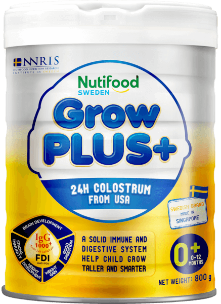 Sữa GrowPLUS+ Sữa non Vàng 800g (0-12 tháng)