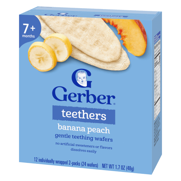 Bánh gạo Gerber vị chuối đào *giao ngẫu nhiên*