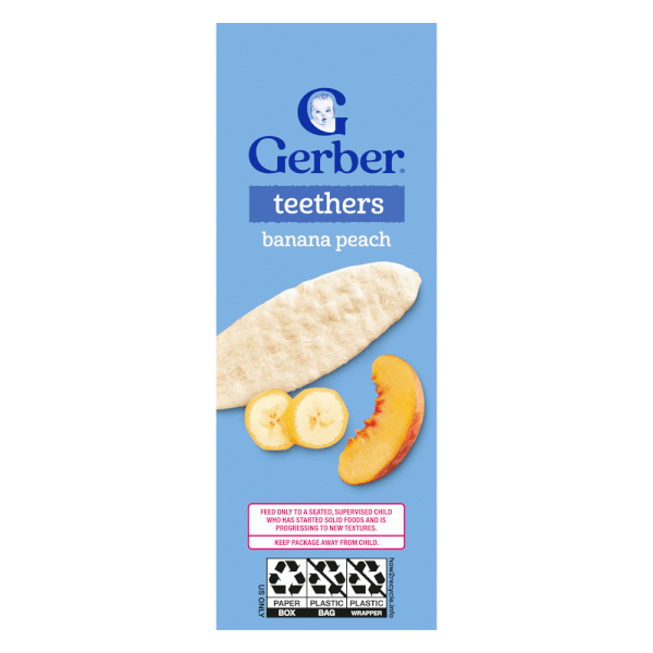 Bánh gạo Gerber vị chuối đào *giao ngẫu nhiên*