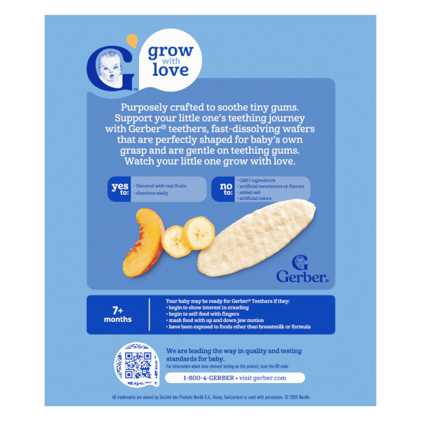 Bánh gạo Gerber vị chuối đào *giao ngẫu nhiên*