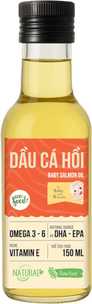 Dầu cá hồi nguyên chất Ecofood 150ml