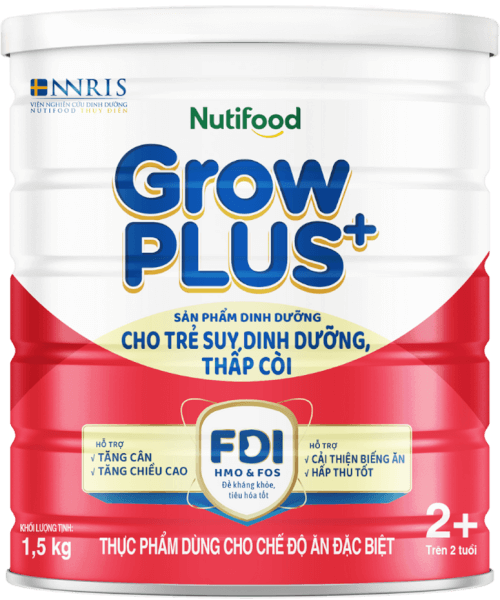 Sữa GrowPLUS+ Đỏ 2+ 1.5kg (Từ 2 tuổi)