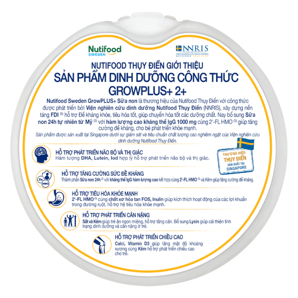 Combo 3 Sữa GrowPLUS+ Sữa Non Vàng 800g (Từ 2 tuổi)