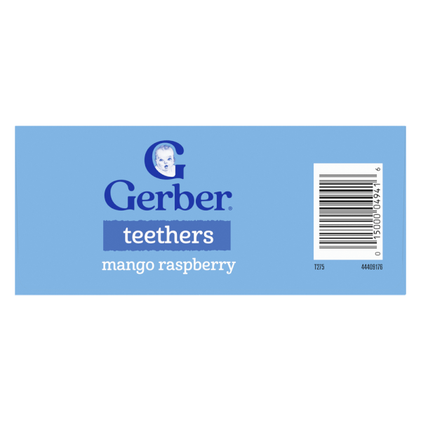 Combo 2 Bánh ăn dặm Gerber vị Xoài, Mâm Xôi *giao ngẫu nhiên*