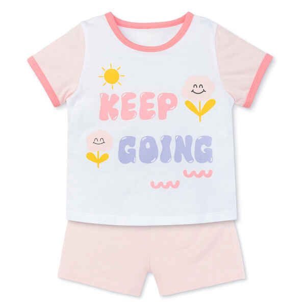 Bộ bé gái áo tay ngắn quần ngắn Animo easy (1-4Y) TQ0425001