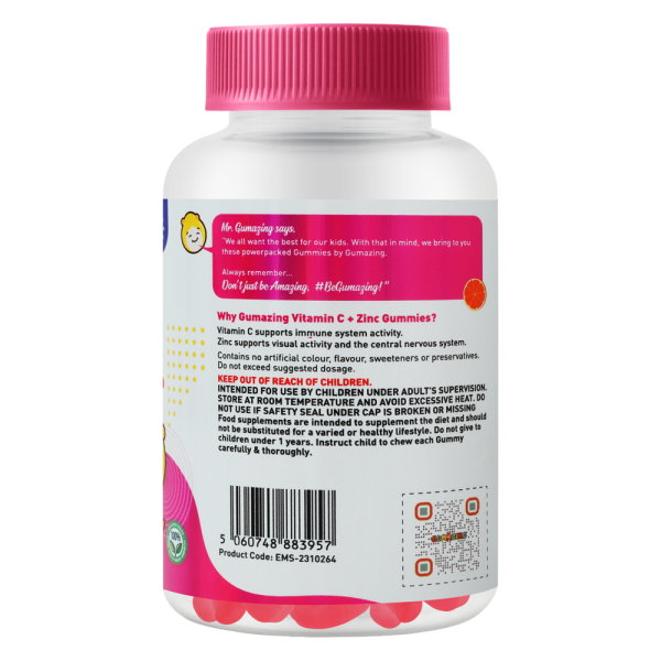 TPBS Gumazing Vitamin C + Zinc Gummies